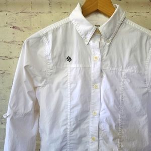 Tatoo Chile White Long Sleeve Outdoor Hiking Traveler Shirt Small